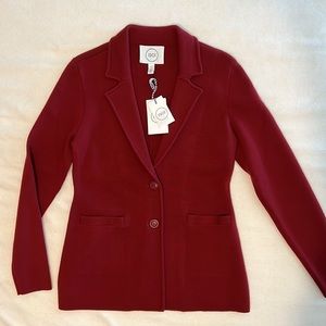 1901 Red Blazer NWT Merino wool blend